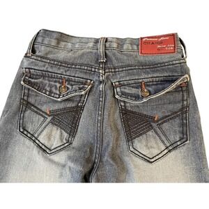 Chams Jeans Women 28 Skinny‎ Slim 506 Distressed Y2K Embroidered Pockets Hit